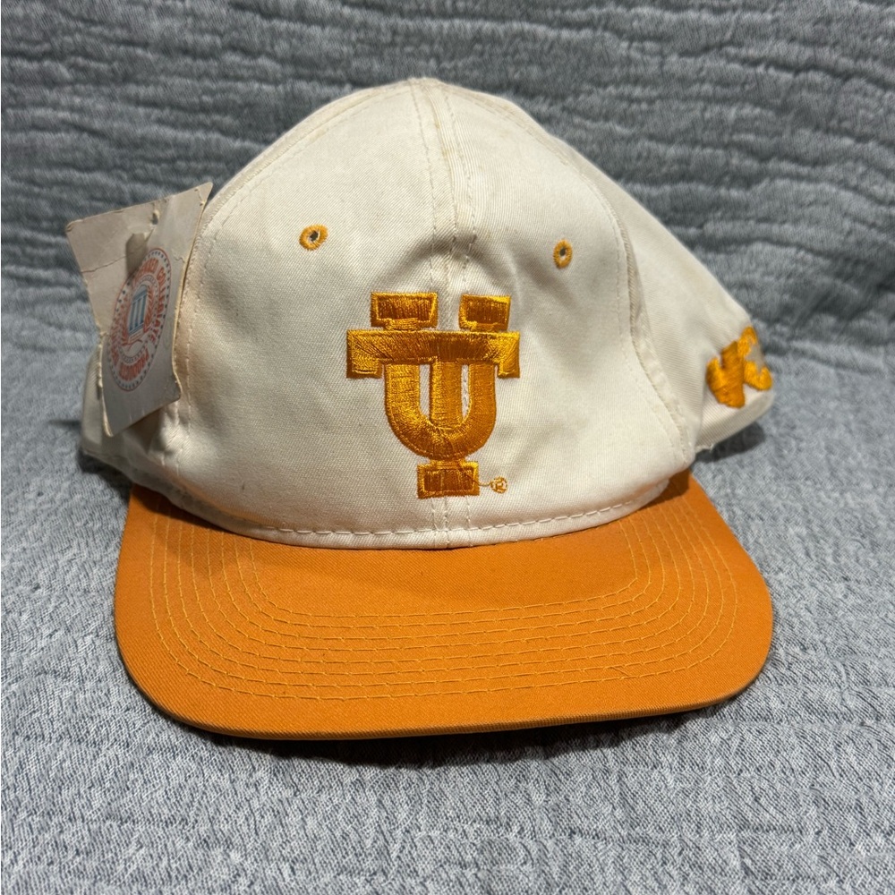 Vintage University of Tennessee Volunteers SnapBack New with Tags Missing Button